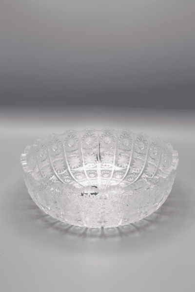 Krištáľová brúsená misa ÚSVIT 21,5 cm - Image 3