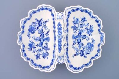 Cibulák – Kabaret dvojdielny 28 cm – originál cibuľový porcelán 1. akosť
