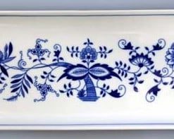 Cibulák – Podnos na ryby 12,7 x 24,7 cm – originálny cibuľový porcelán 1. akosť