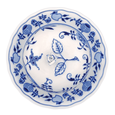 Cibulák – Dóza na syr 13 cm/19 cm – originálny cibuľový porcelán 1. akosť