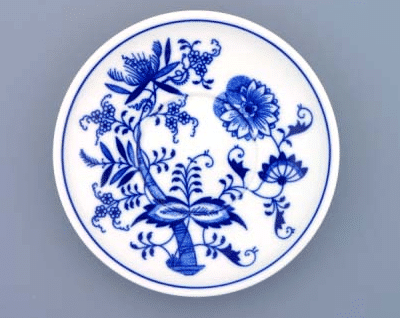 Cibulák – Šálka 0,23 l + podšálka 15,2 cm – Originálny cibuľový porcelán I. akosť