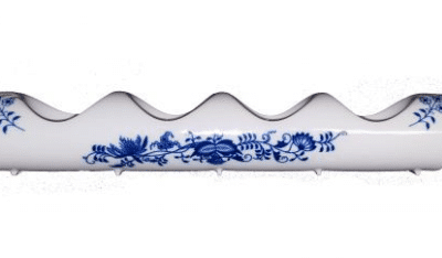Cibulák – Svietnik adventný rovný – Originálny cibuľový porcelán 1. akosť