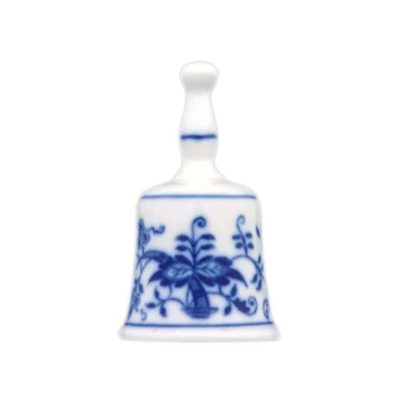 Cibulák – Miniatúra – zvonček – originál cibuľový porcelán 1. akosť