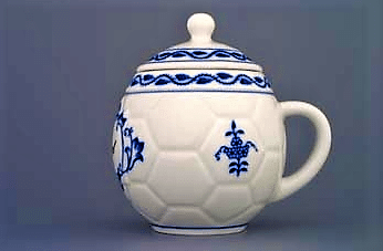 Cibulák – Hrnček na med s viečkom 0,4 l – originál cibuľový porcelán 1. akosť