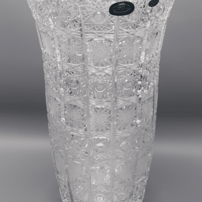 Krištáľová brúsená váza ÚSVIT 32 cm