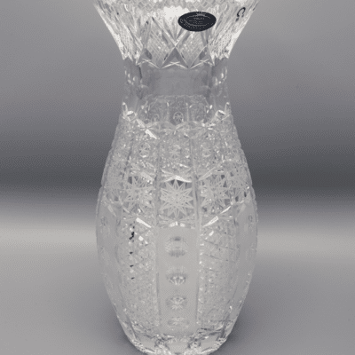 Krištáľová brúsená váza ÚSVIT 30 cm