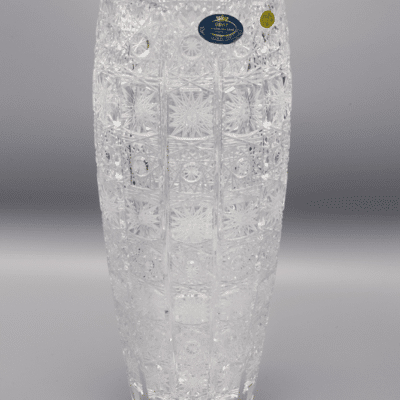 Krištáľová brúsená váza ÚSVIT 30 cm