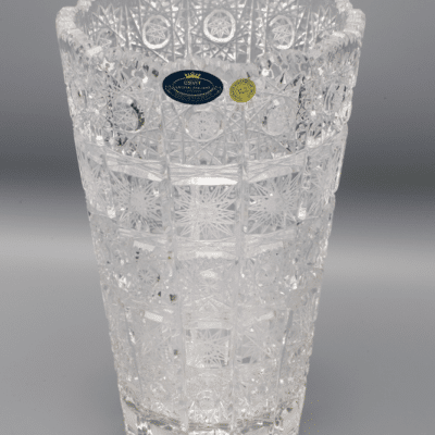 Krištáľová brúsená váza ÚSVIT 25 cm