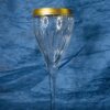 Krištálové brúsené poháre 350 ml set 6 kusov
