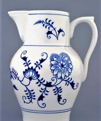 Cibulák – Džbán vysoký 1.50 l – originál cibuľový porcelán 1. akosť