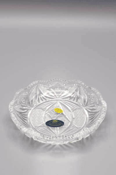 Krištáľový brúsený tanier ÚSVIT 14 cm