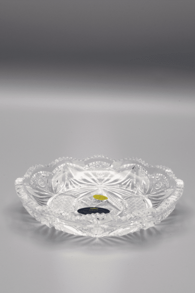 Krištáľový brúsený tanier ÚSVIT 14 cm - Image 2