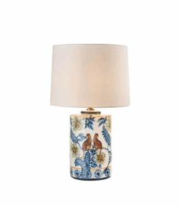 Porcelánová stolová lampa 35,5x63 cm