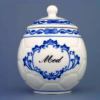 Cibulák – Hrnček na med s viečkom 0,4 l – originál cibuľový porcelán 1. akosť