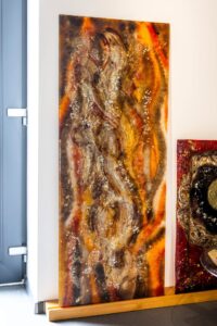 Umelecké sklo Veronika Rusňáková 60x150 cm