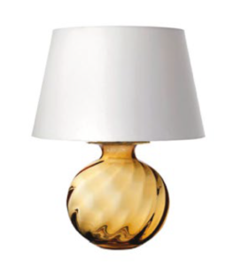 Stolová lampa ELIOT jantár 55 cm
