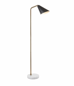 Stojanová lampa kov - mramor 55x27x160 cm