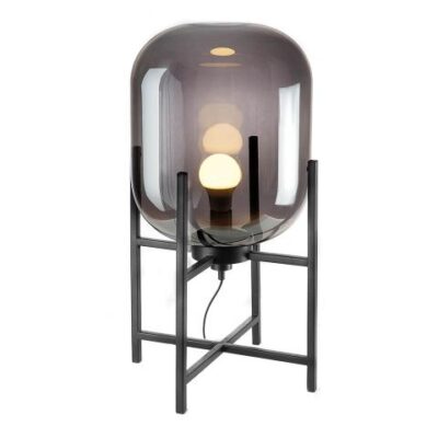 Stojacia lampa kov - sklo 39x72v