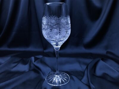Krištálové brúsené poháre 350 ml set 6 kusov