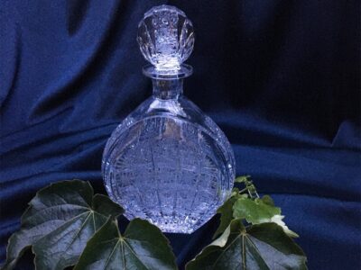 Krištáľová brúsená whisky fľaša 700 ml