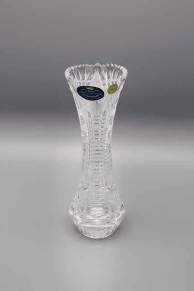 Krištáľová brúsená váza ÚSVIT 18 cm - Image 2