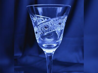 Krištálové brúsené poháre 220 ml set 6 kusov Swarovski