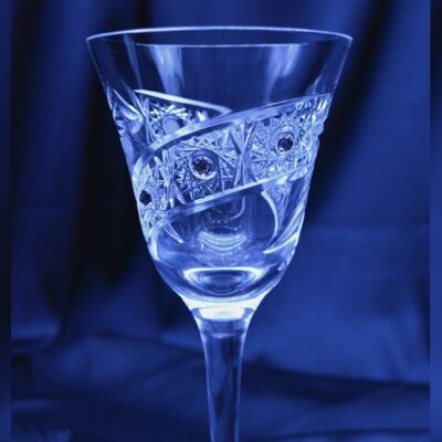 Krištálové brúsené poháre 220 ml set 6 kusov Swarovski