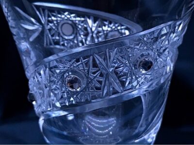 Krištálové brúsené poháre 220 ml set 6 kusov Swarovski