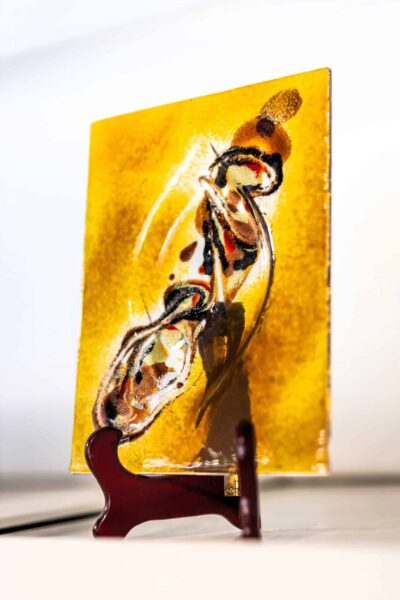 Umelecké sklo Veronika Rusňáková 17x25 cm - Image 2